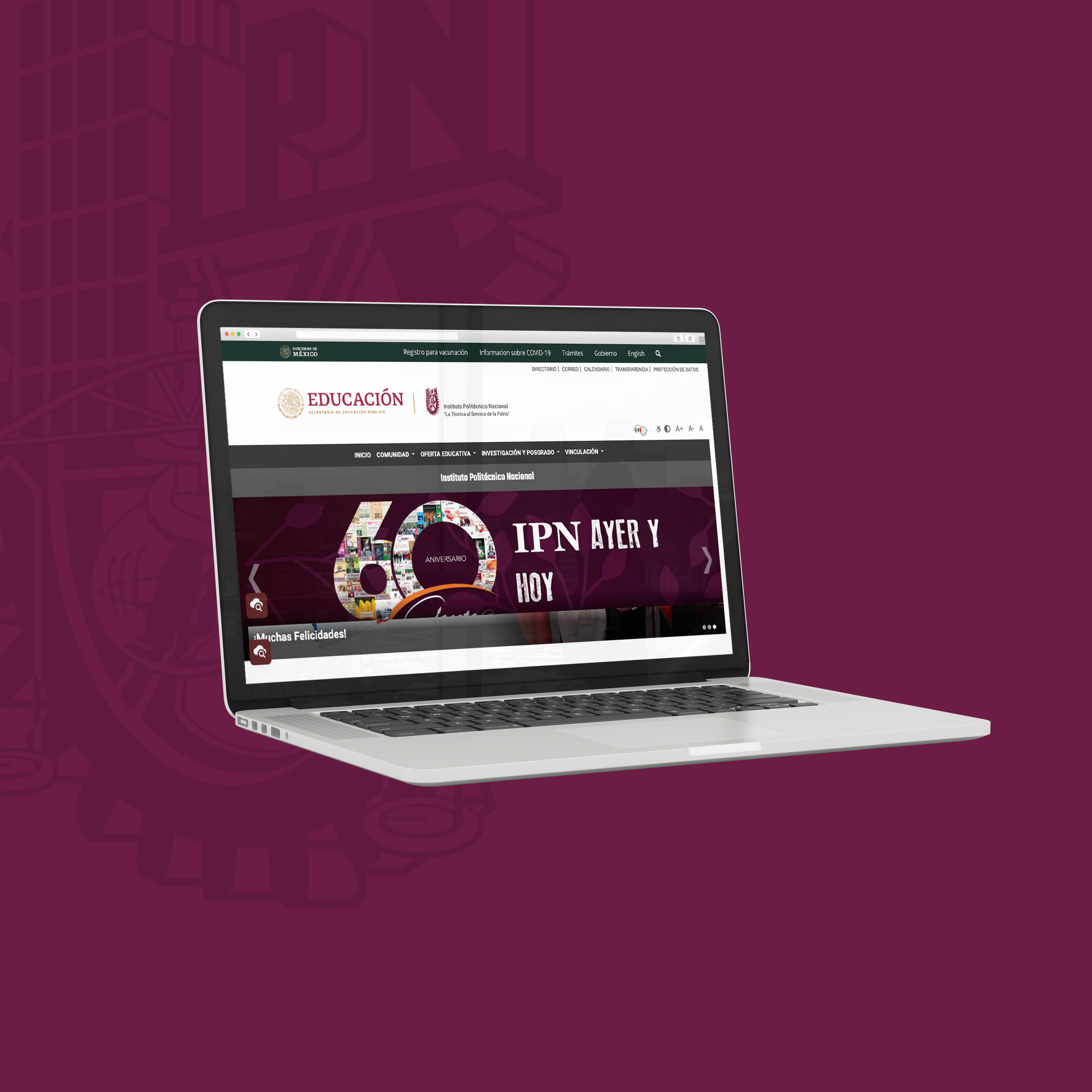 Renovación web para la Secretaría General del IPN