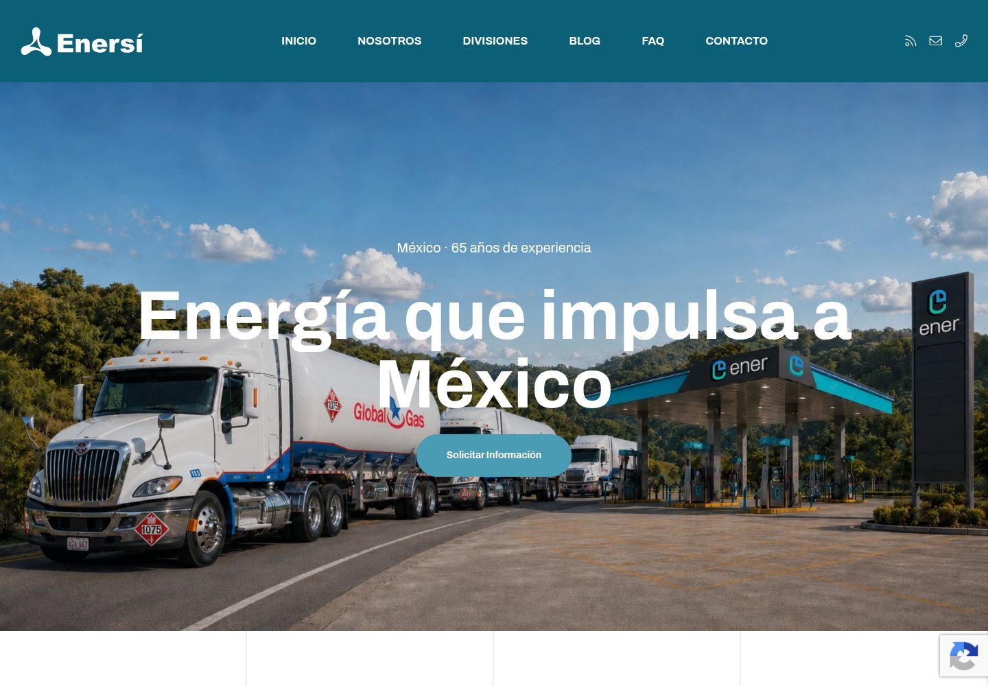 Sitio web Enersi